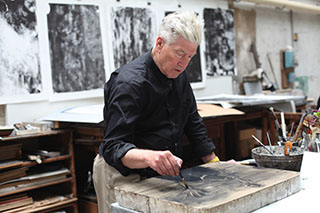 Exposition David Lynch aux cimaises du Mus�e Forel. Morges, octobre 2018. Par Dany Schaer - Journaliste-photographe