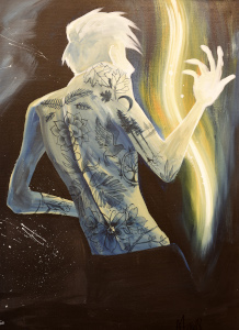 Exposition: Quand Aur�lie est aux cimaises Ti�che est aux anges - Echallens, Montricher, f�vrier 2020