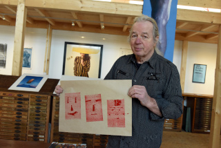 Exposition "Les Livres de Peter Knapp" �  l�atelier Le Cadratin, Sottens, f�vrier 2020