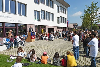 Inauguration de la biblioth�que intercommunale du Haut-Talent - Froideville, mai 2018 - Reportage de Dany Schaer, journaliste-photographe