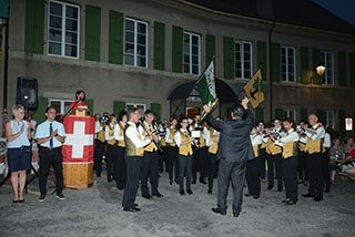 La f�te nationale organis�e au c�ur du bourg. Echallens, ao�t 2018. Reportage de Dany Schaer, journaliste photographe