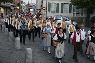 La f�te nationale organis�e au c�ur du bourg. Echallens, ao�t 2018. Reportage de Dany Schaer, journaliste photographe